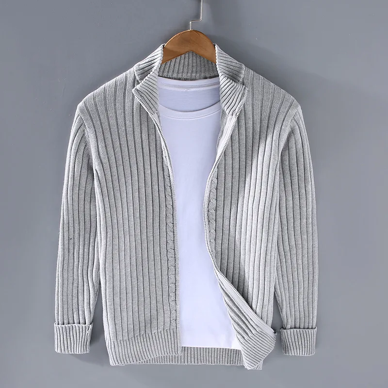 Massimo| Merino Zip Kardigan