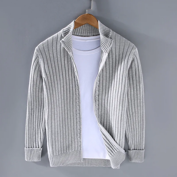 Massimo| Merino Zip Kardigan