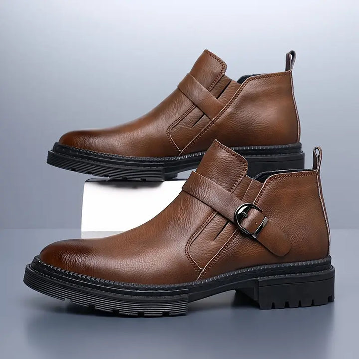 Liam | Skórzane buty ranger dla mężczyzn