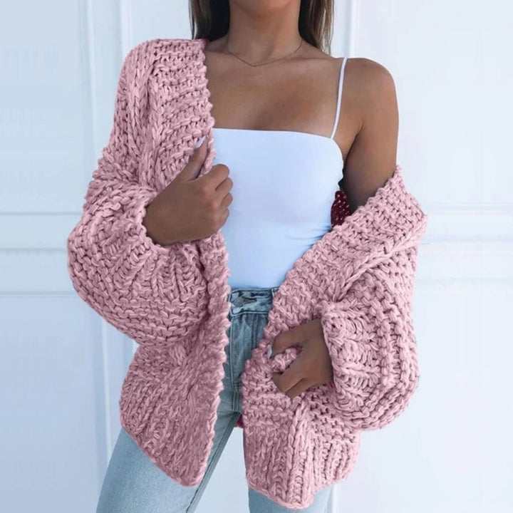 ELEANOR | Gruby Sweter Luźny Kardigan