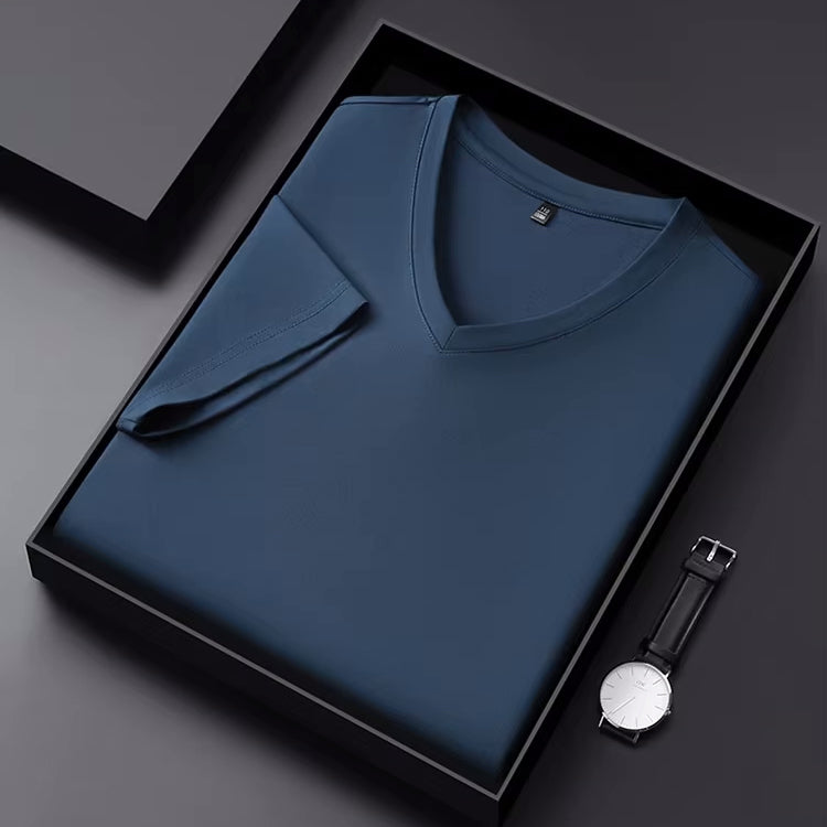 Carter | T-Shirt z dekoltem w serek