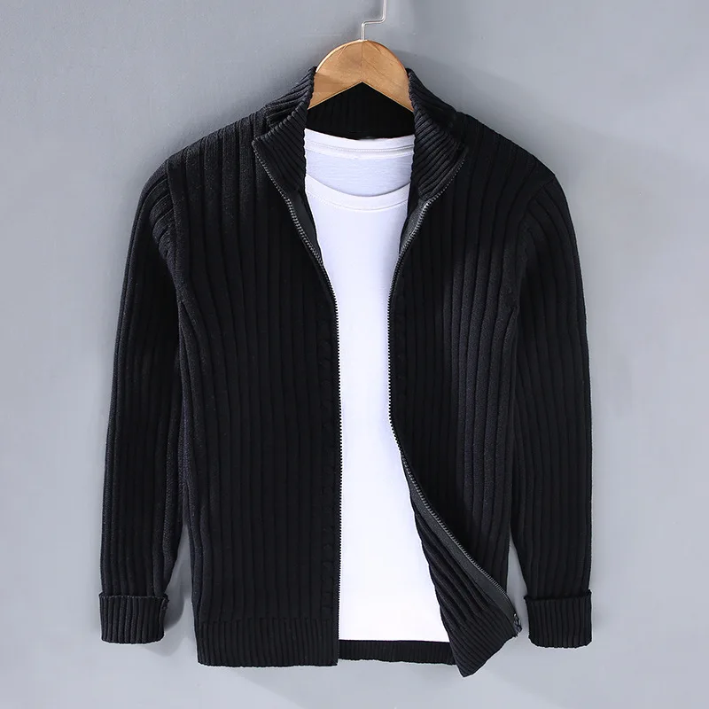 Massimo| Merino Zip Kardigan