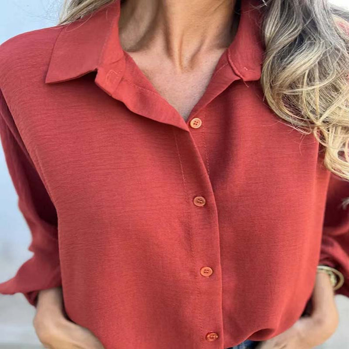 BEATA | Elegancka Koszula Z Guzikami