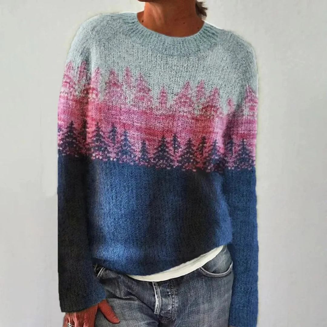 Irma | Retro Sweter Robiony na Drutach