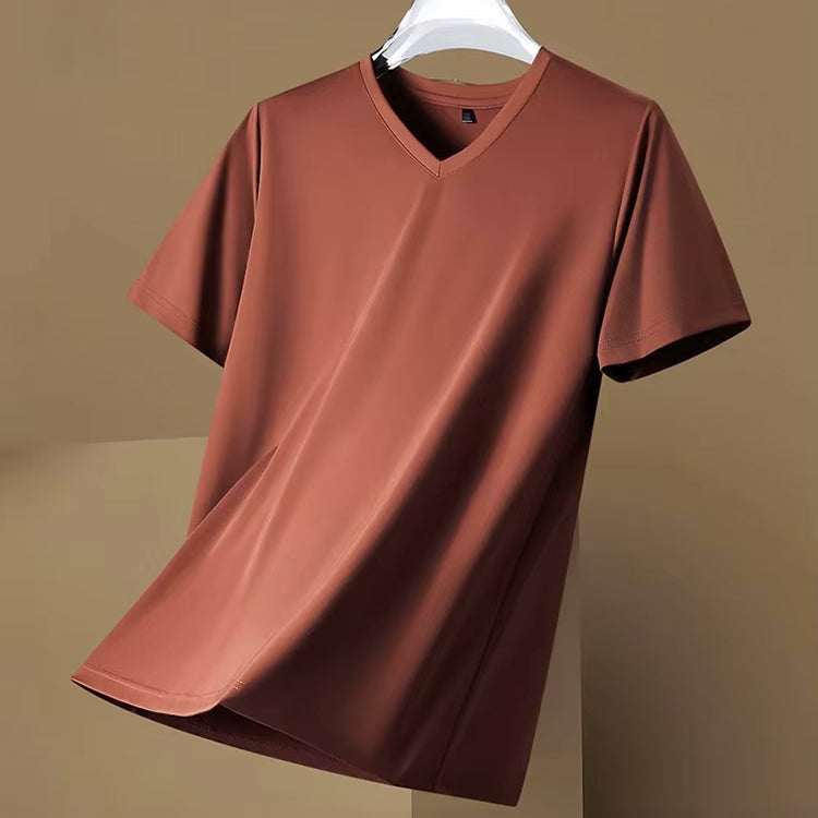Carter | T-Shirt z dekoltem w serek