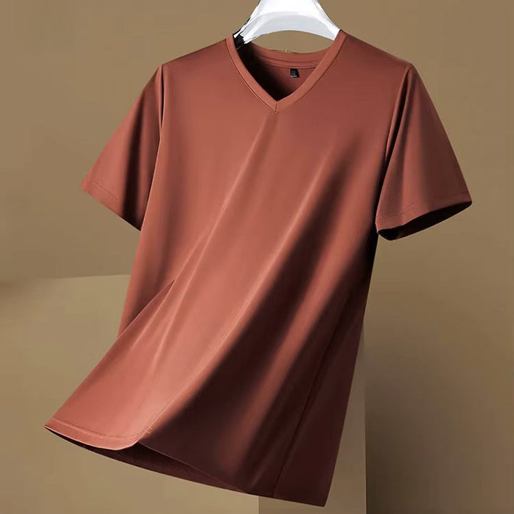 Carter | T-Shirt z dekoltem w serek