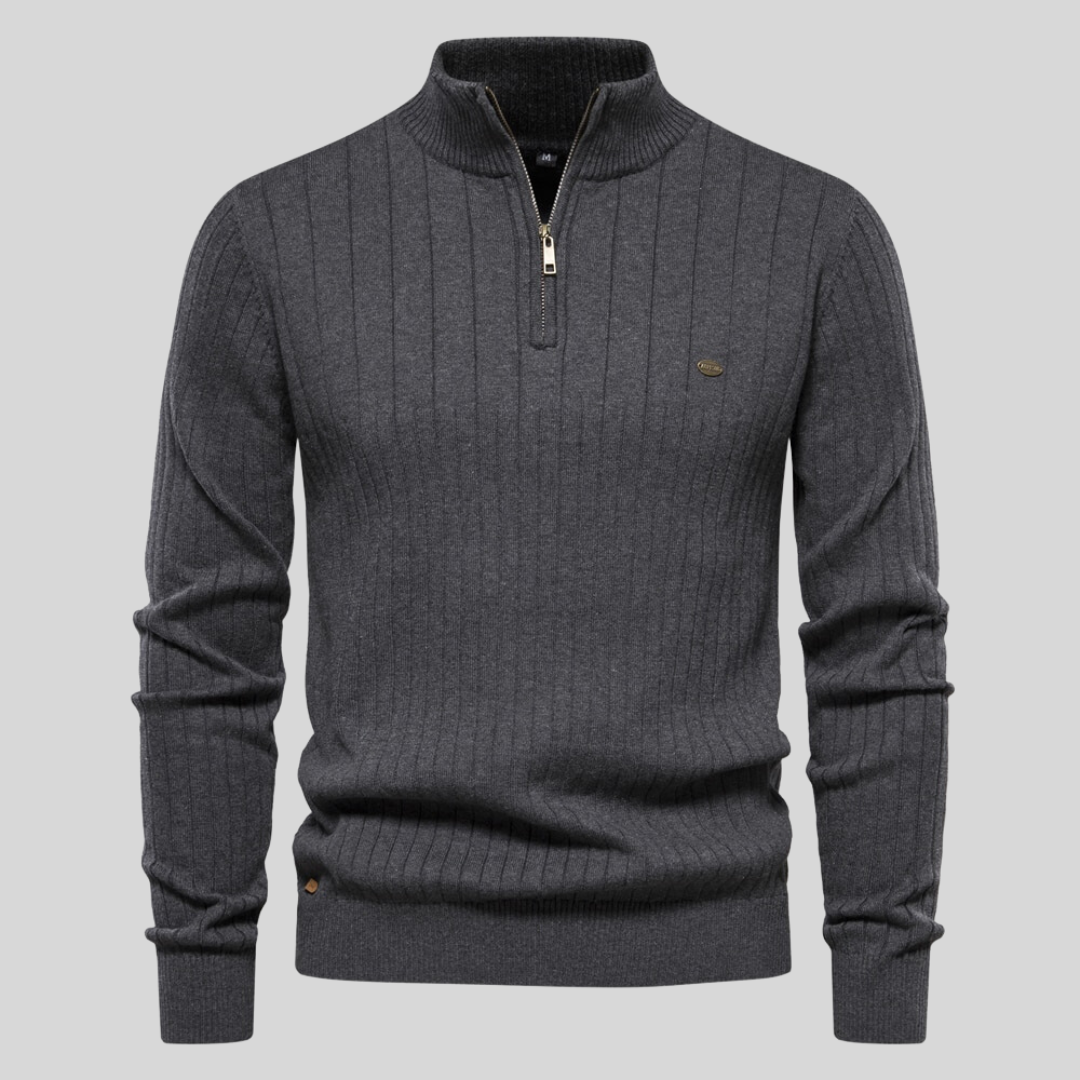 Fabrice | Sweter z zamkiem