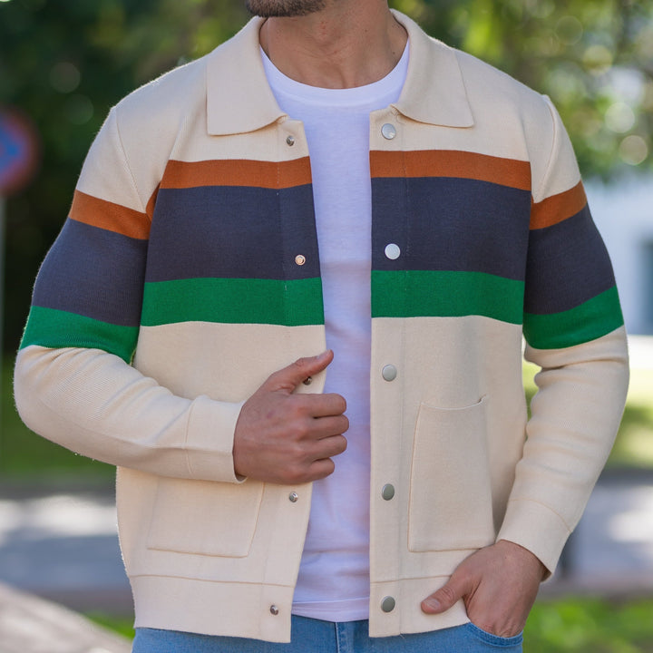 Ellis| Sweter z guzikiem