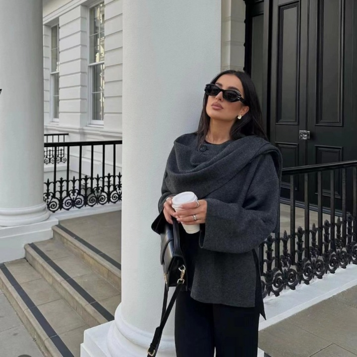 Kaleide™ | Elegancki płaszcz z wysokiej jakości materiału