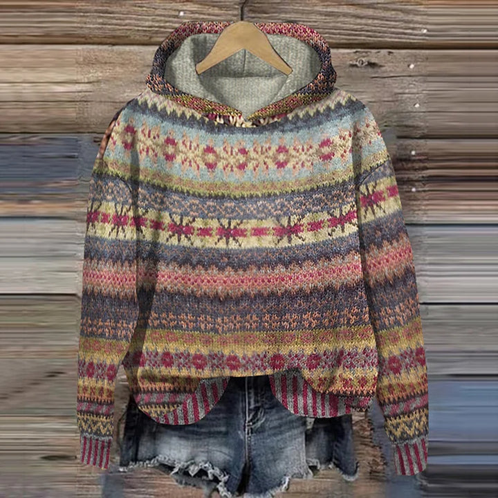 Anja™ - Przytulny Etniczny Sweter