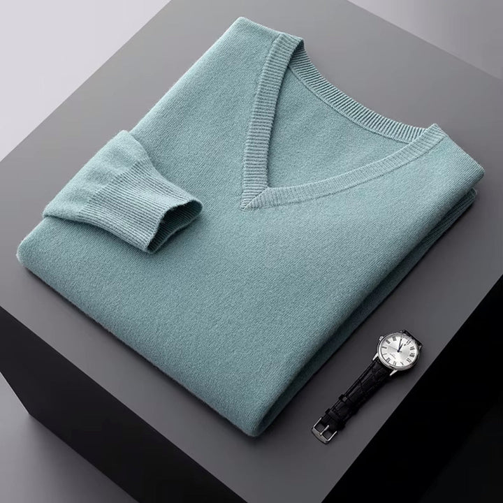 Aria | Sweter z dekoltem w serek