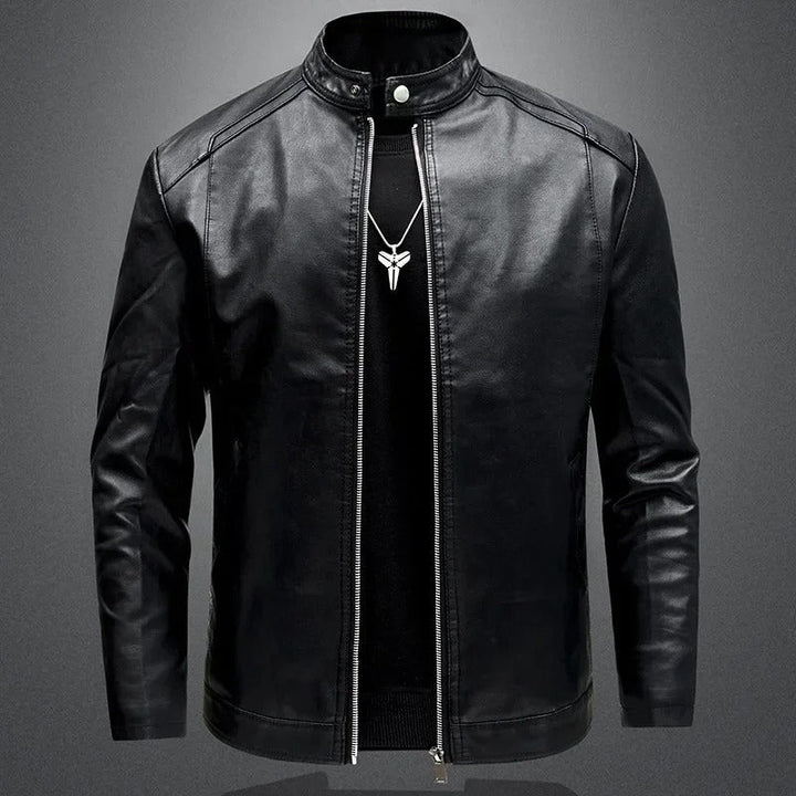 Patryk™ | Elegancka Skórzana Kurtka Motocyklowa