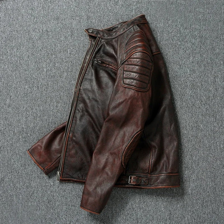 Kacper™ | Vintageowa Skórzana Kurtka