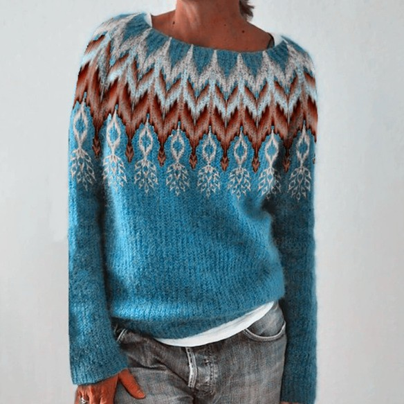 Silvia™ - Sweter Retro